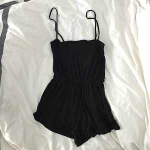 H&M divided little black romper